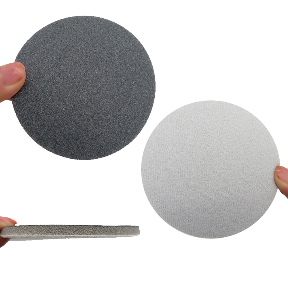 Hook & Loop Sponge Sanding Discs 1-6″ Grit 300-3000 Wet Dry Foam Sandpaper Pads