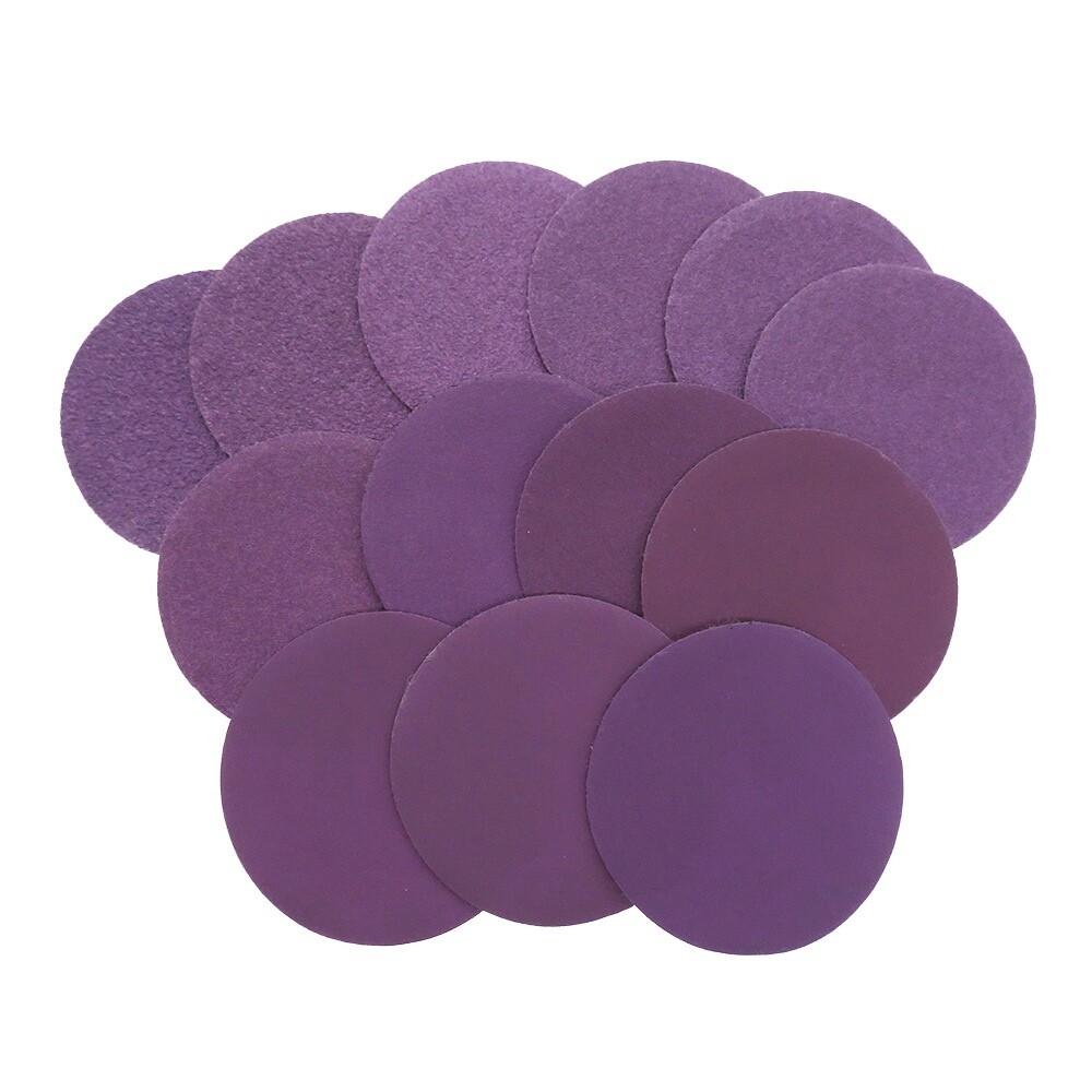 50mm Ceramic Sanding Discs 2in Sandpaper Plain Pads for Hard Wood Steel Metal