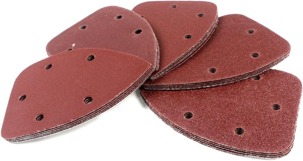 Aluminum Oxide Mouse Detail Sander Sandpaper 50pcs – All Grits Included