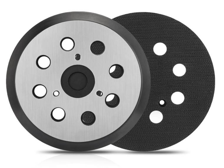 Sander Pad for Dewalt, 2 Pack 5″ 8 Hole Hook and Loop Orbital Sander Metal Pad