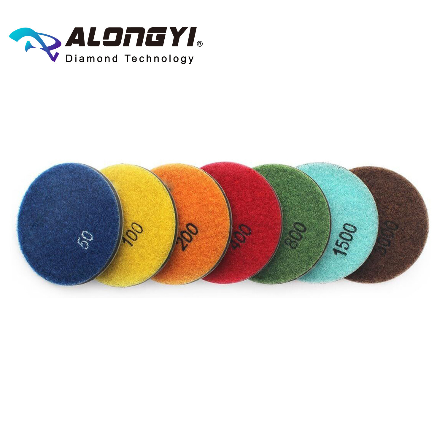 3″ Inch Concrete Floor Polishing Premium Dry Diamond Grinding Pads