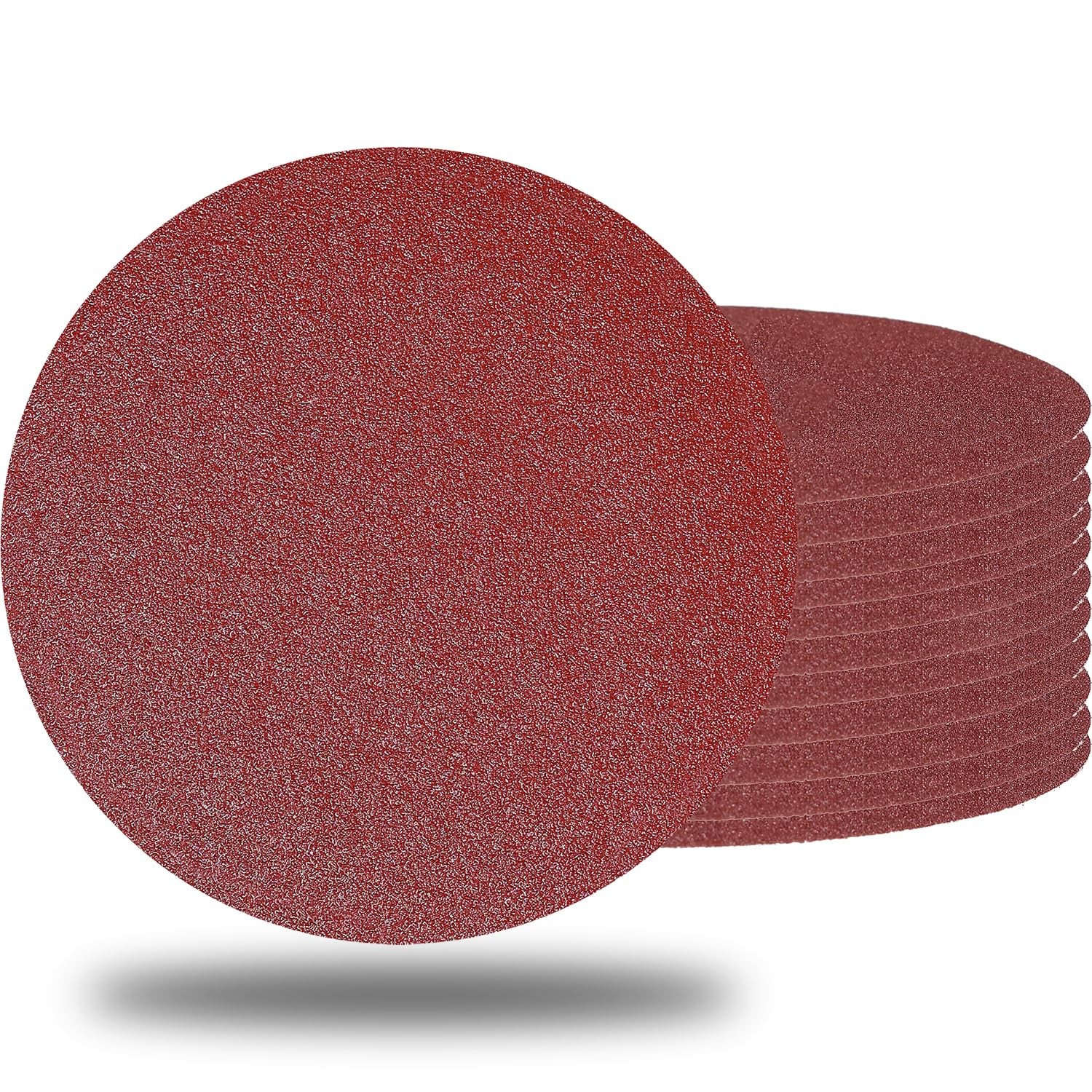 Tonmp 10 PCS 9 Inch 40 Grit Sanding Discs for Hand Radial Sander – 9″” Round …