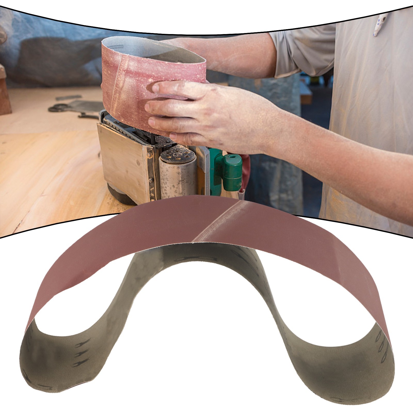 1pc Sanding Belt 4 by 36 Inch 100 x 915mm for Furniture and Wood Polishing