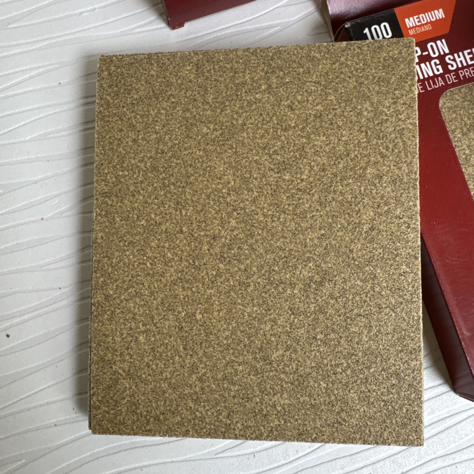 Lot of 3 ACE 2495018 Clamp On Palm Sander Sanding Sheets 100 Grit 4-1/2″X5-1/2″