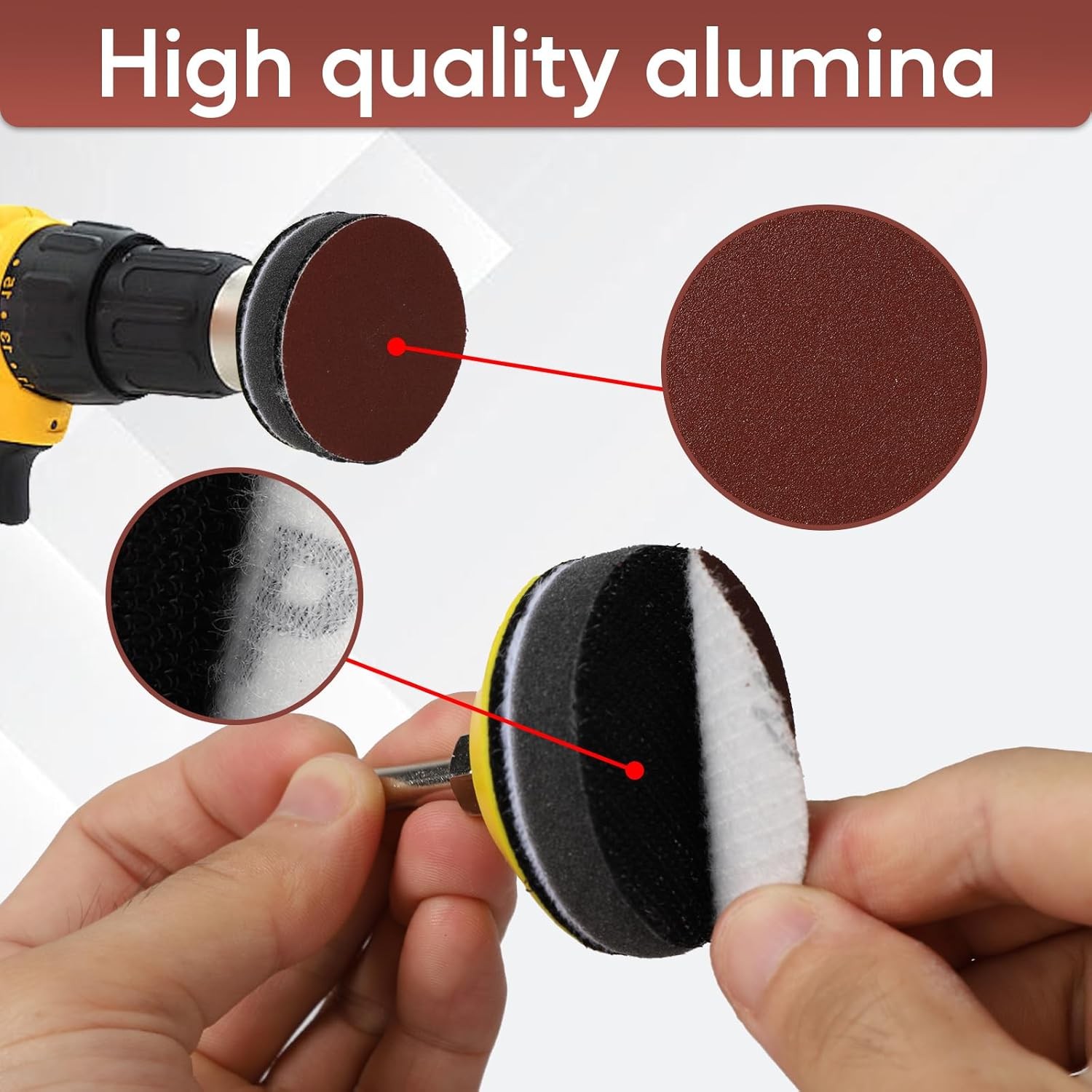 312Pcs Sanding Discs, 50mm Hook Grit 80/120/240/320/400/600/800/1000/2000/3000.√