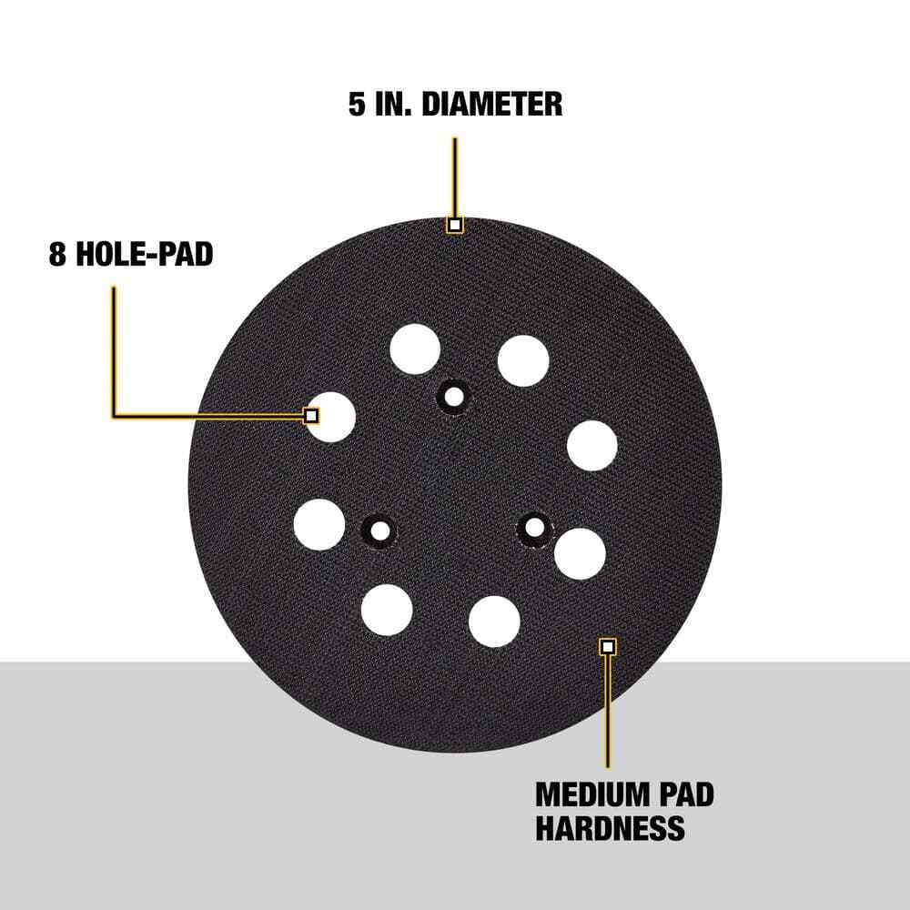 DEWALT 5 in. Random Orbit Palm Sander Pad