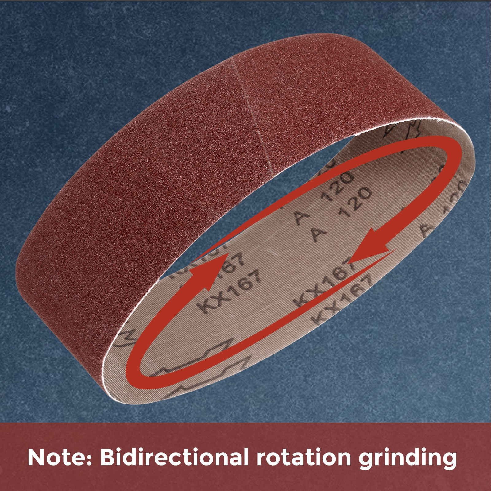 24 Pcs Sanding Belts 1/2 x 18 Inch 80 Grit Aluminum Oxide Abrasive Sandpaper