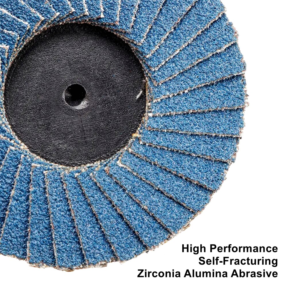 3″ Zirconia Flap Sanding Grinding Wheel Die Grinder RollLock Disc 40 Grit Coarse
