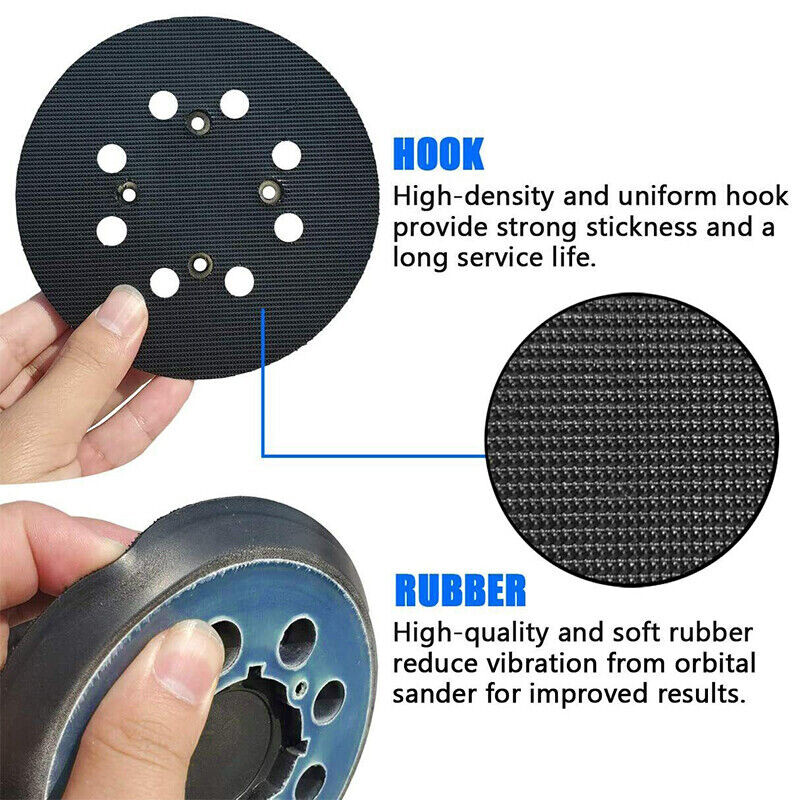 5 inch Orbital Sander Replacement Pad Hook Loop for Dewalt DWE6423 DWE6421K