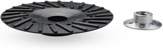2 Pack – 5″ x 5/8″-11 Resin Fiber Disc Backing Pad w/ Lock Nut for Grinder 125MM