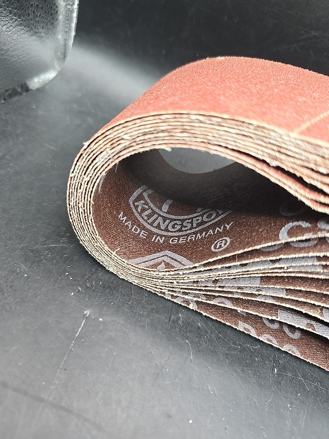 10 – 3×21 Inch 60 Grit Sanding Belts Sander Paper Made In Germany Klingspor