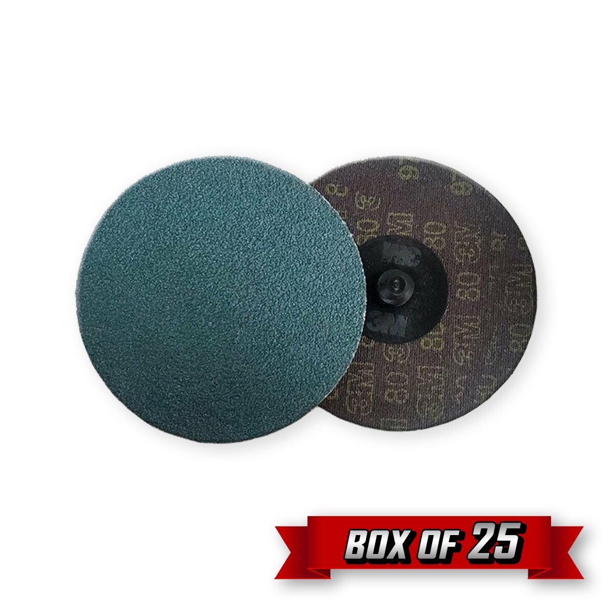 3M Green Corps Roloc Grinding Discs 3″ 80 Grit 3M 36536 replacement for 3M 01406