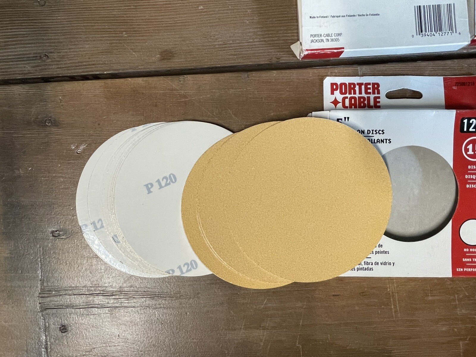 Porter Cable 5″ LOT Stick-On, See Description & Pics For Whats Listed. Qty 30