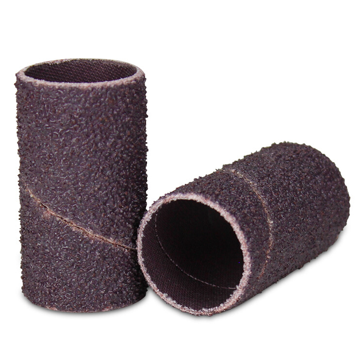 1/4″ x 1/2″ Aluminum Oxide Spiral Bands, No Lap Sanding Sleeves – 100 Pack