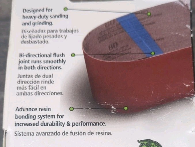 Gator 3148 3 in. X 21 in. Sanding Belts 40 Grit Extra Coarse {Q}