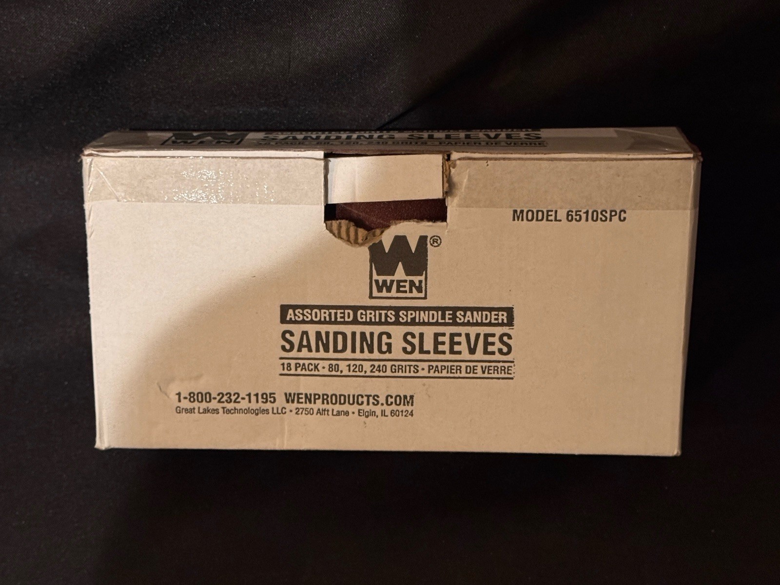 WEN 6510SPC Assorted Grits Spindle Sanding Sleeves (18 Pack)