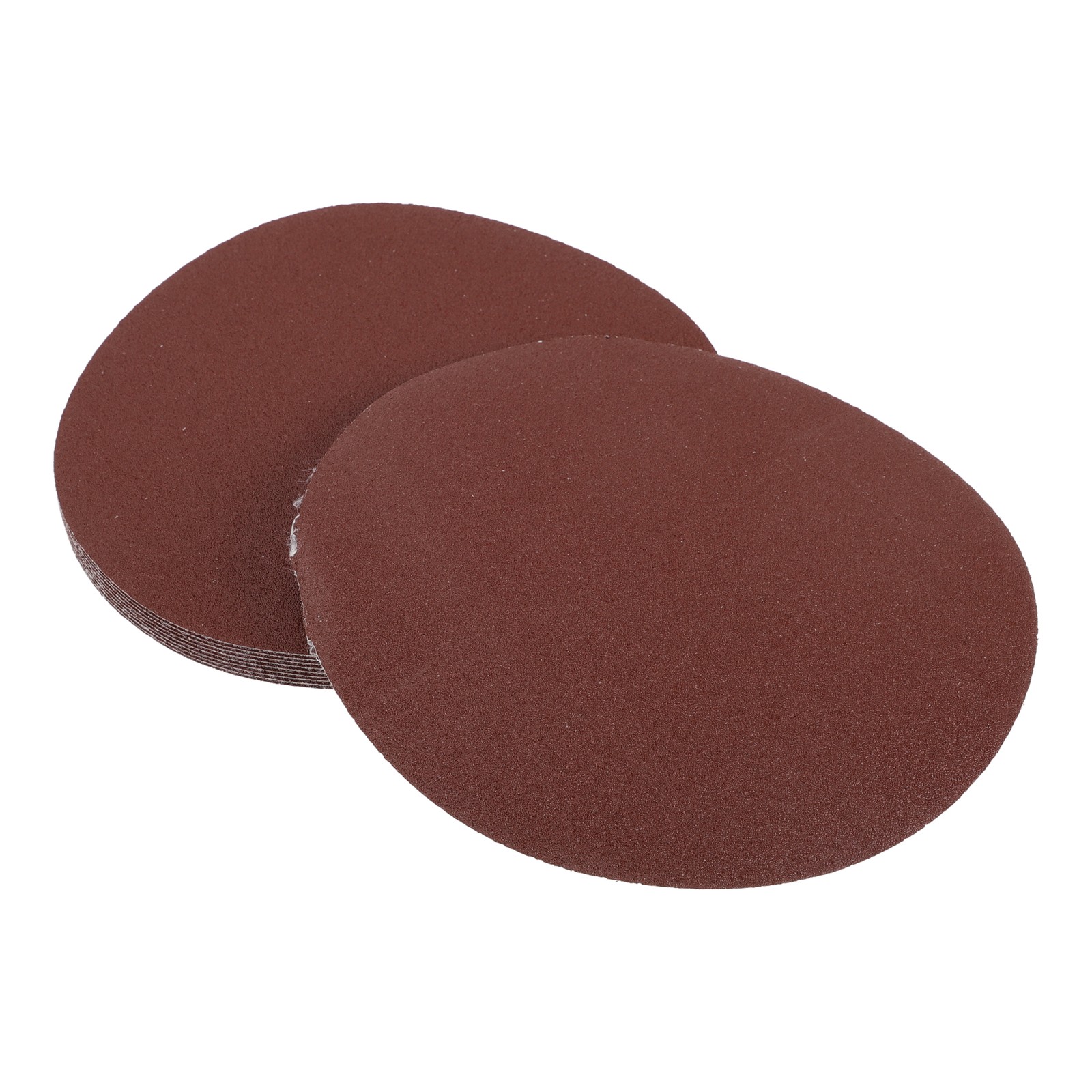 10 Pcs 100Grit Universal Sanding Discs-Round Hook Loop Sandpaper-White Paper Red