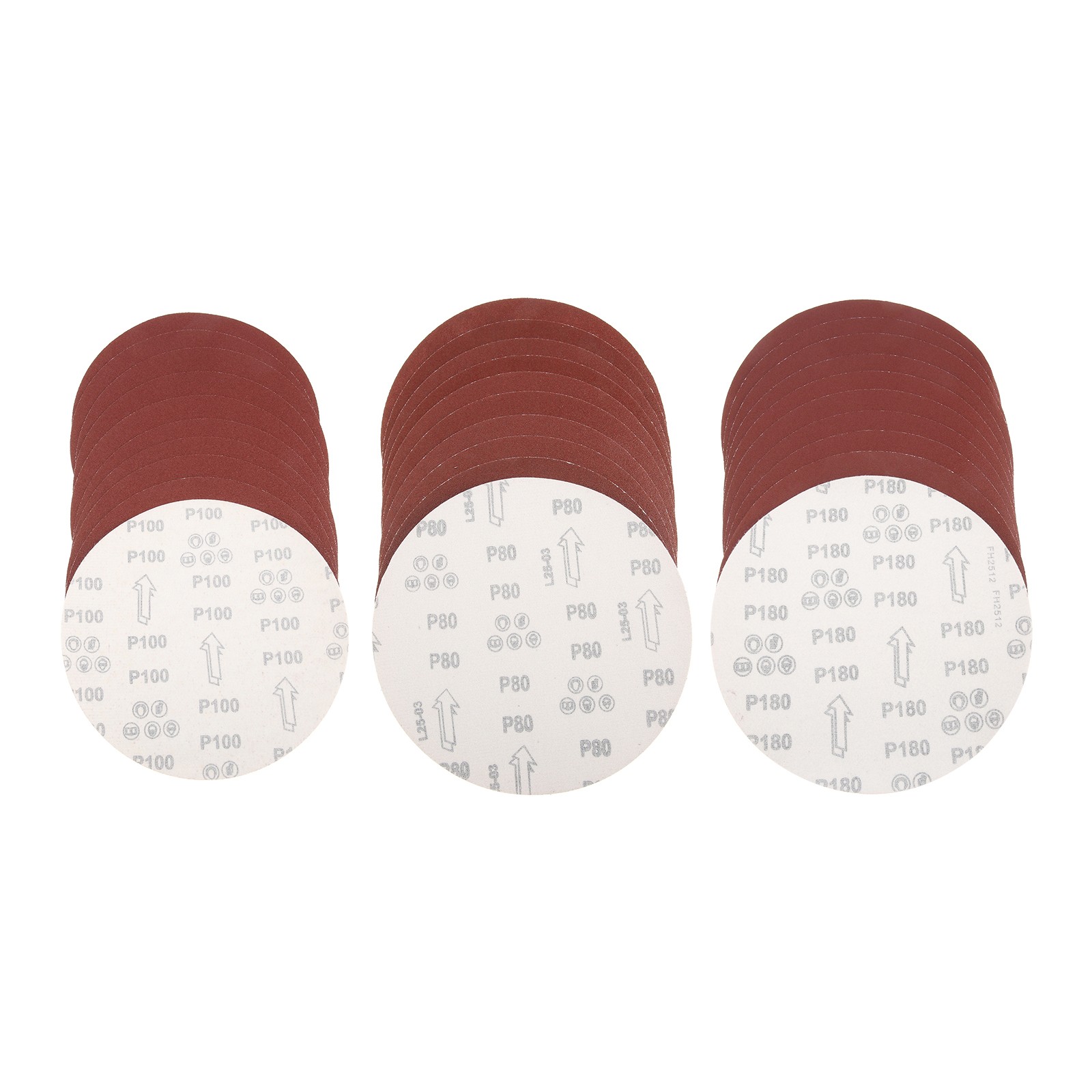 30P 9″ Drywall Sanding Discs Aluminum Set for Hand Radial Sander 80 100 180 Grit