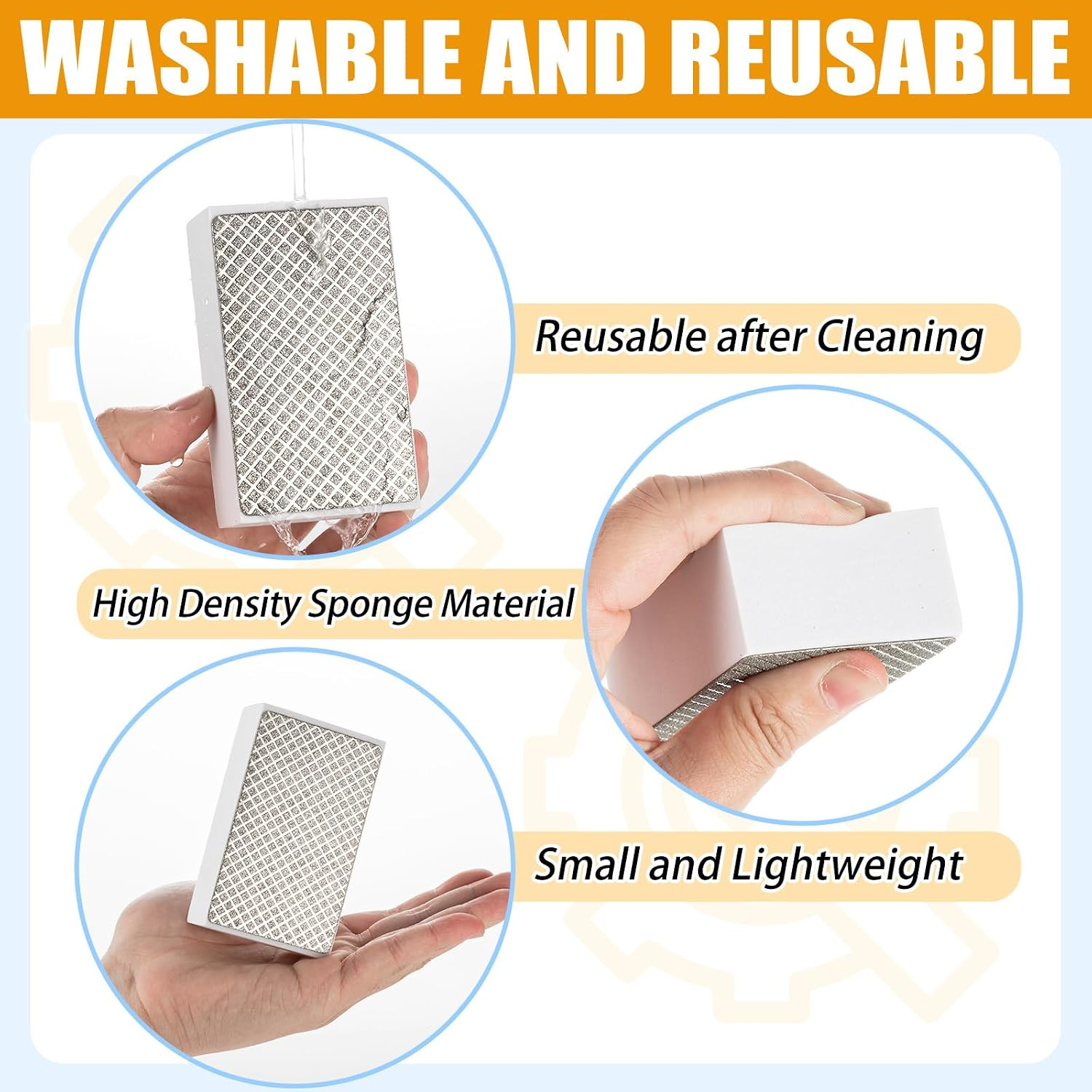 3 Pcs Diamond Hand Polishing Pads, 60 Grit Diamond Sanding Pad Reusable Sanding