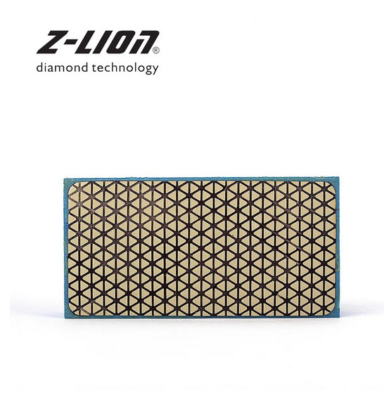 New 1 Piece Resin Bonded Diamond Hand Polishing Pad Foam Backed Glass Surface