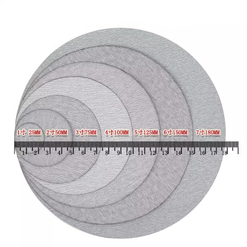 1 Inch Dry Sanding Discs 25mm Hook and Loop Abrasive Sandpaper Pads 60-1000 Grit