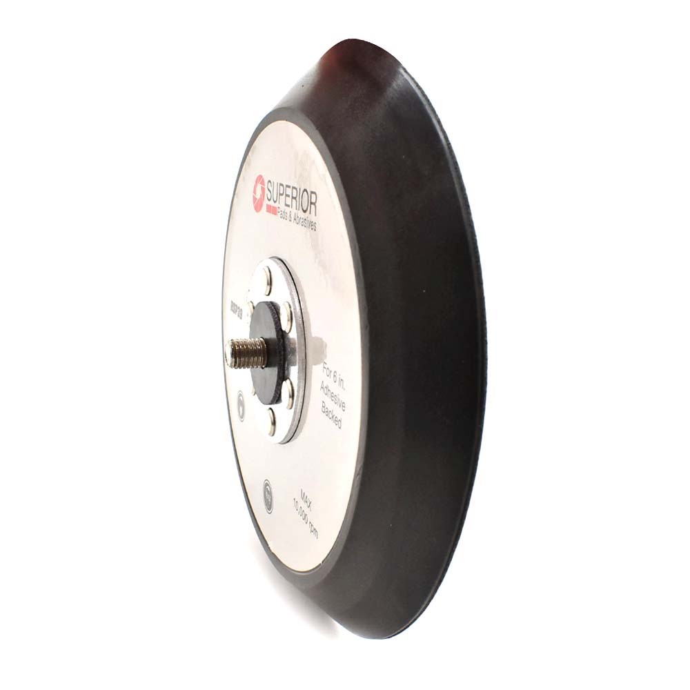 6″ Sandar pad PSA/Adhesive back no vacuum holes replaces Portercable16000- RSP39