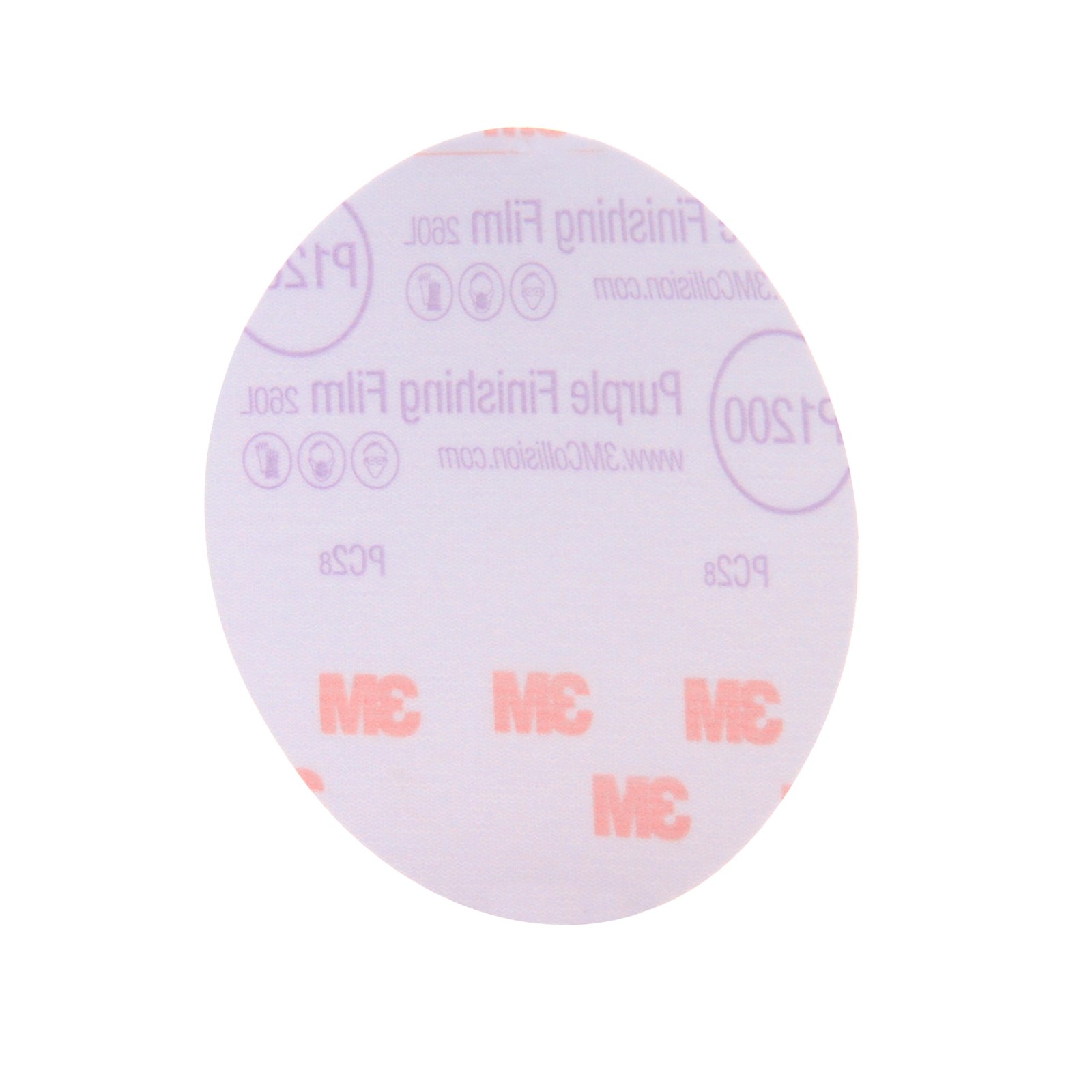 3M 30568 Hookit Purple 5″ P1200 Grit Finishing Film Disc