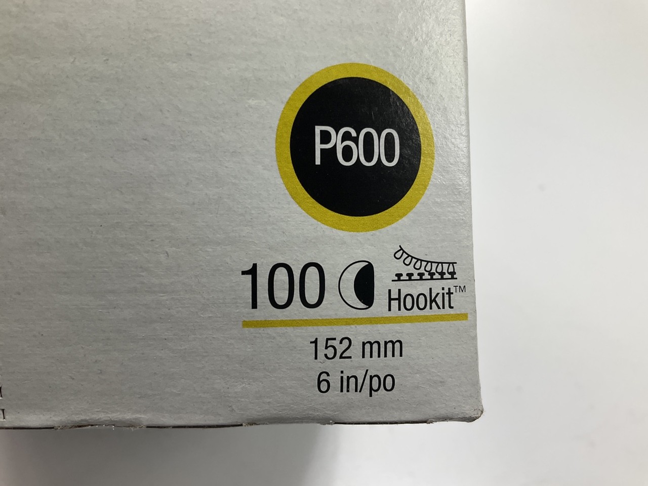 3M 00971 Hookit Finishing Film Disc 6 Inch P600 Grit, Pack Of (100 Discs)