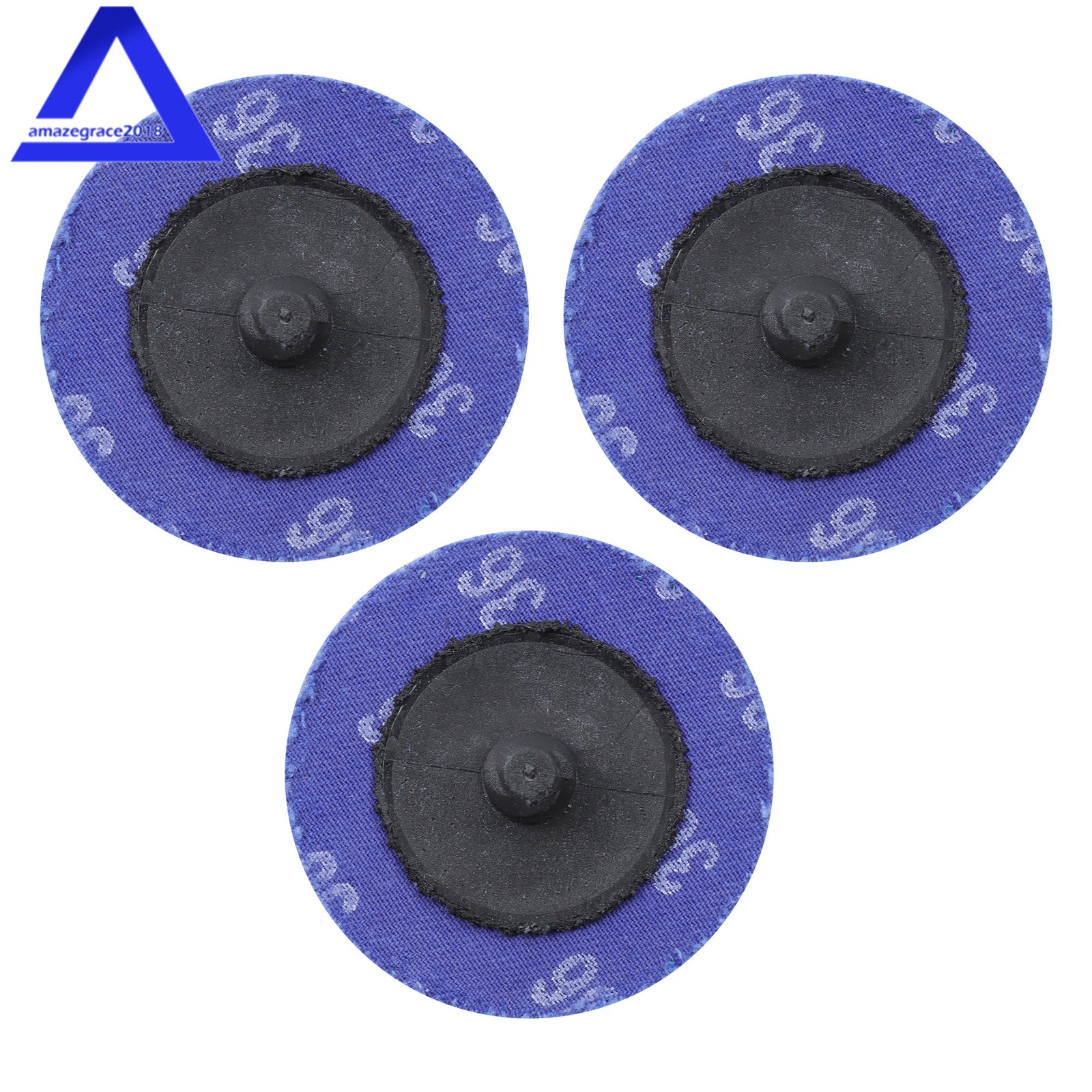 50 Pcs 2 inch Sanding Discs, Zirconia Coated 36/60/80 Grit, Quick Change Disc