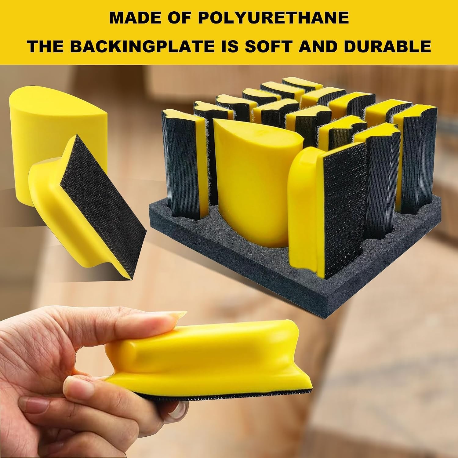 Yellow Sanding Block Set – Furniture Paint