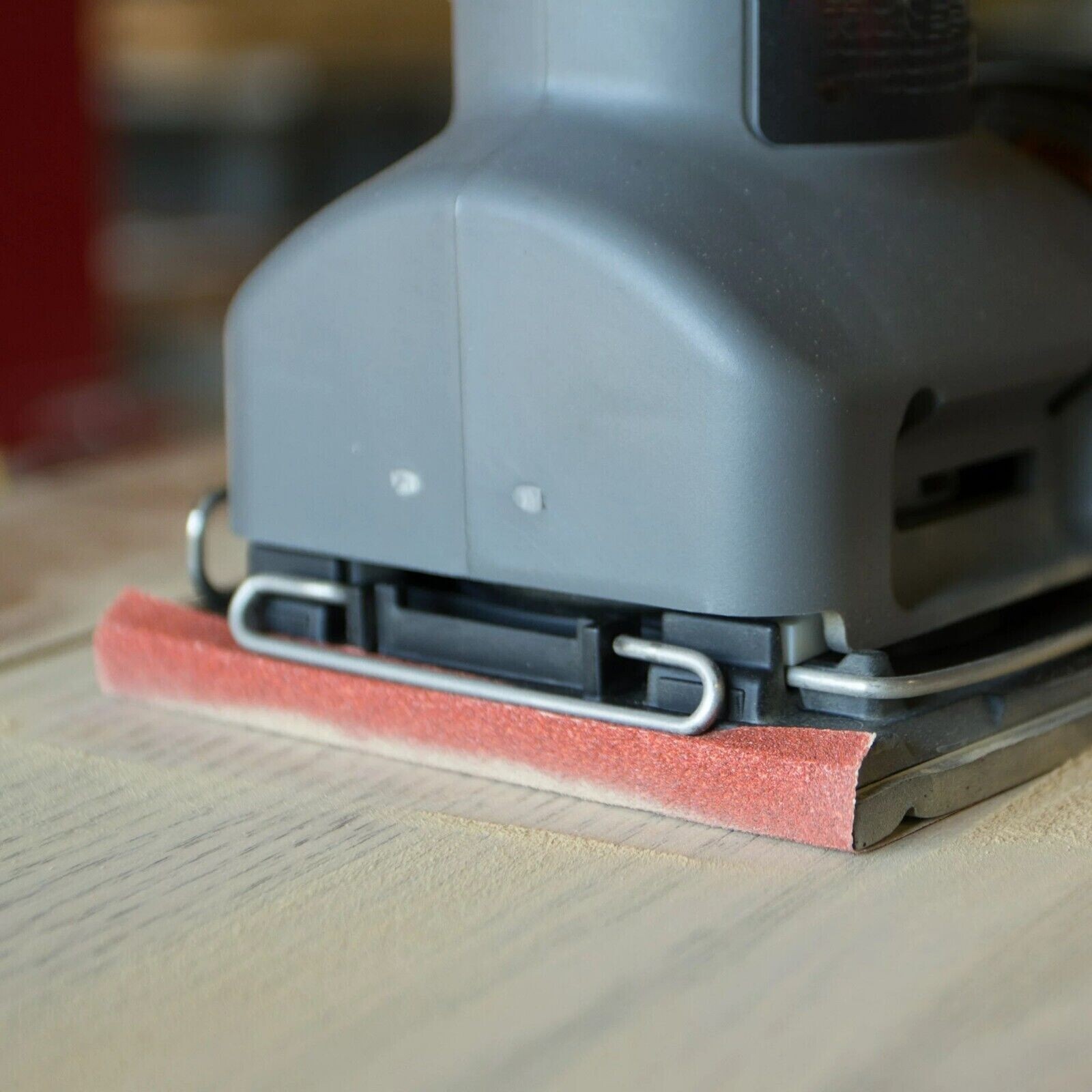 24 SHEETS- 4.5 x 5.5″ Palm Sander 1/4″ Sheets Clamp on Sandpaper -220 Grit XFINE
