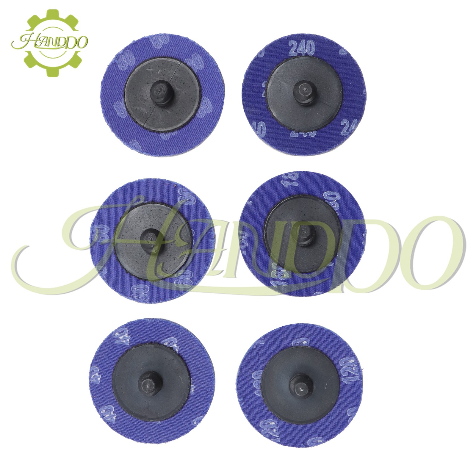 104PC 2″ Roll Lock Sanding Discs Die Grinder Quick Change Disc Set W/ 1/4 Holder