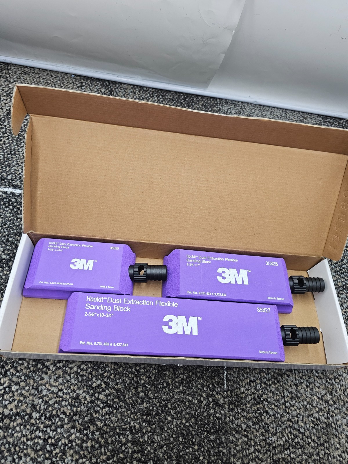 3M 35829 Hookit™ Dust Extraction Flexible Sanding Block Assy 35825 35826 35827