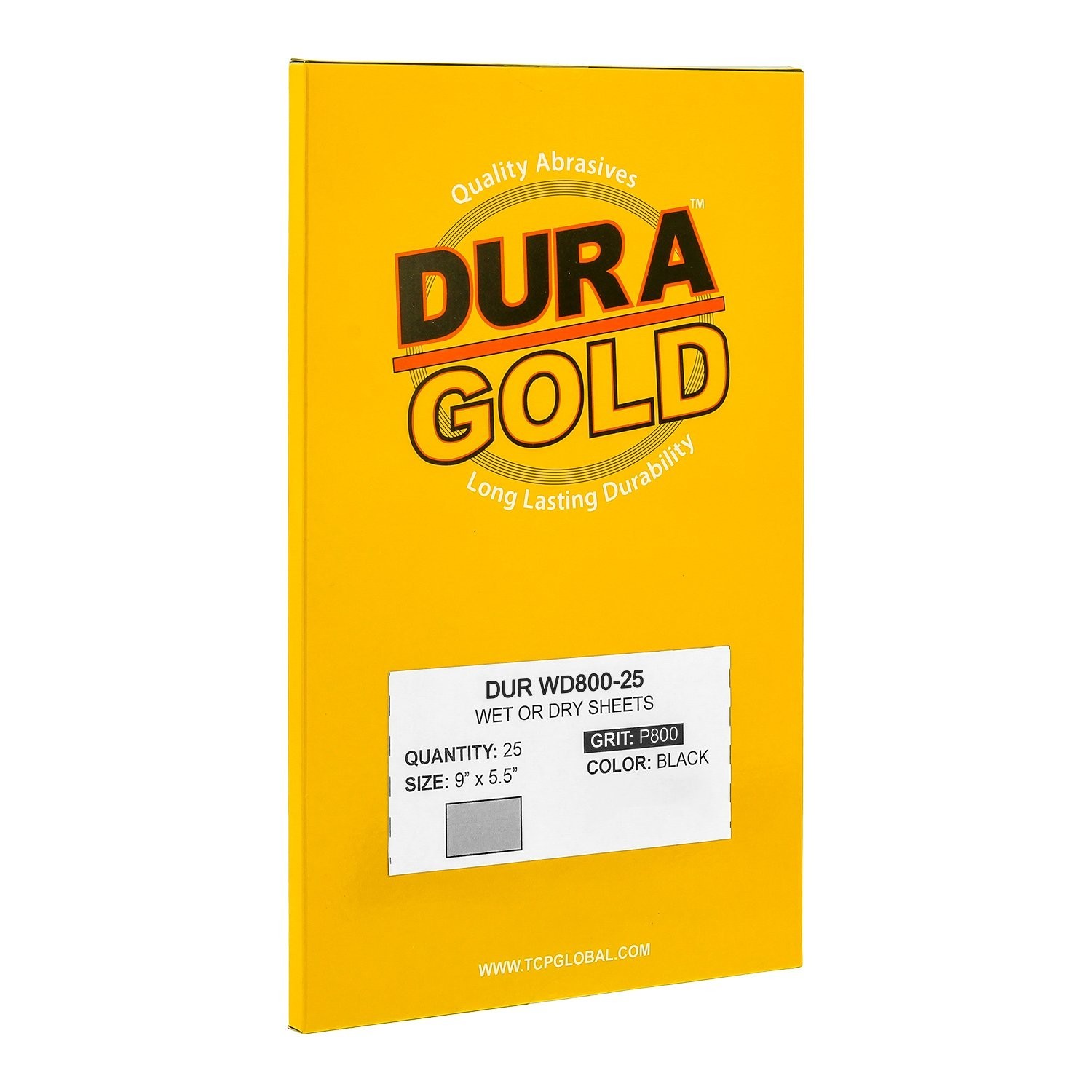 Exceptional 800 Grit Sandpaper – 25 Sheets 5.5″ x 9″ for Auto & Wood Finishing