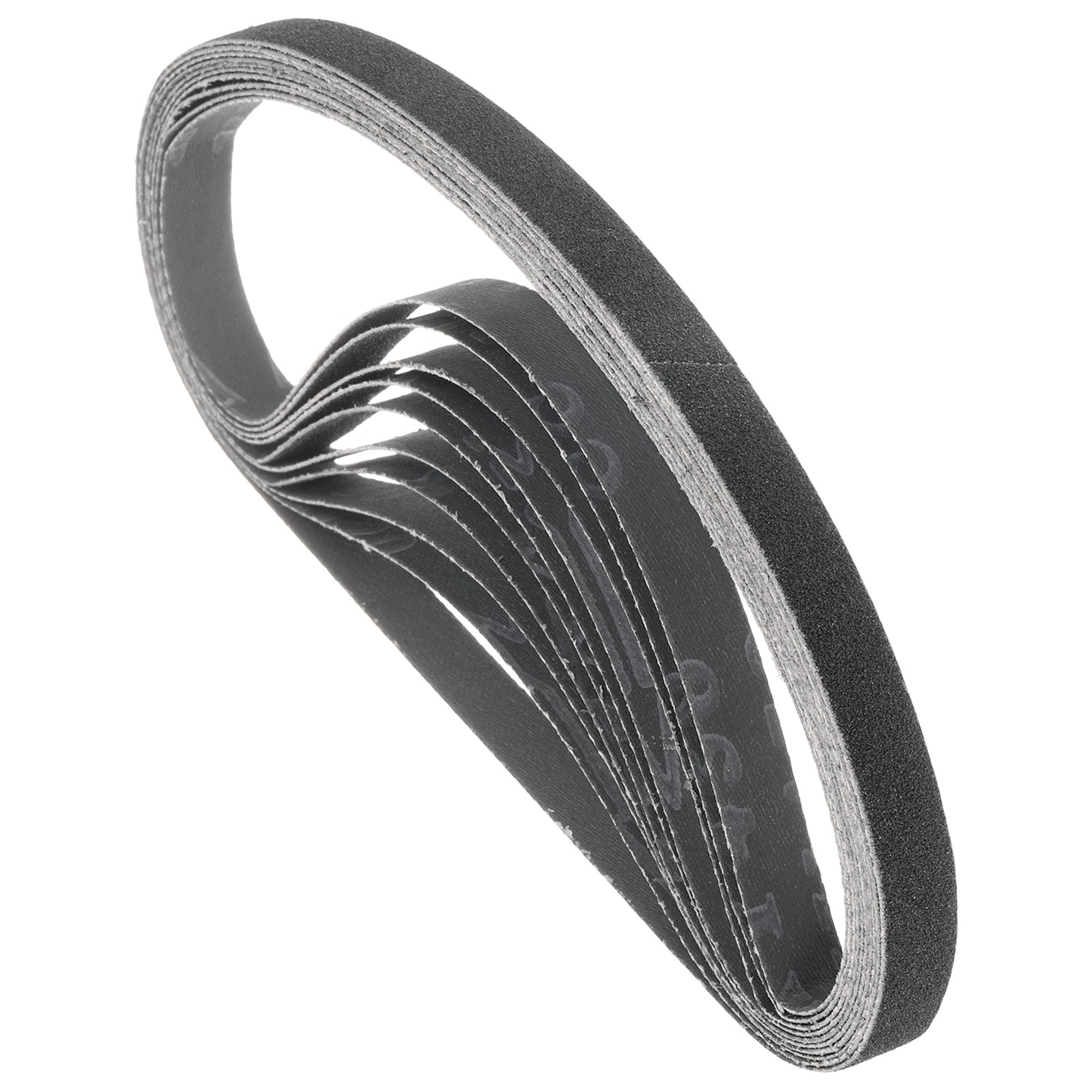 10Pack Sanding Belt, 1/2 x 21 Inch 120 Grit Silicon Carbide Abrasive Belt