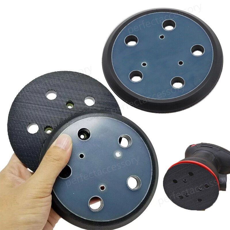 For Porter Cable 13904 13909 333 334 332 5″ 5-Hole Hook & Loop Orbit Sander Pad