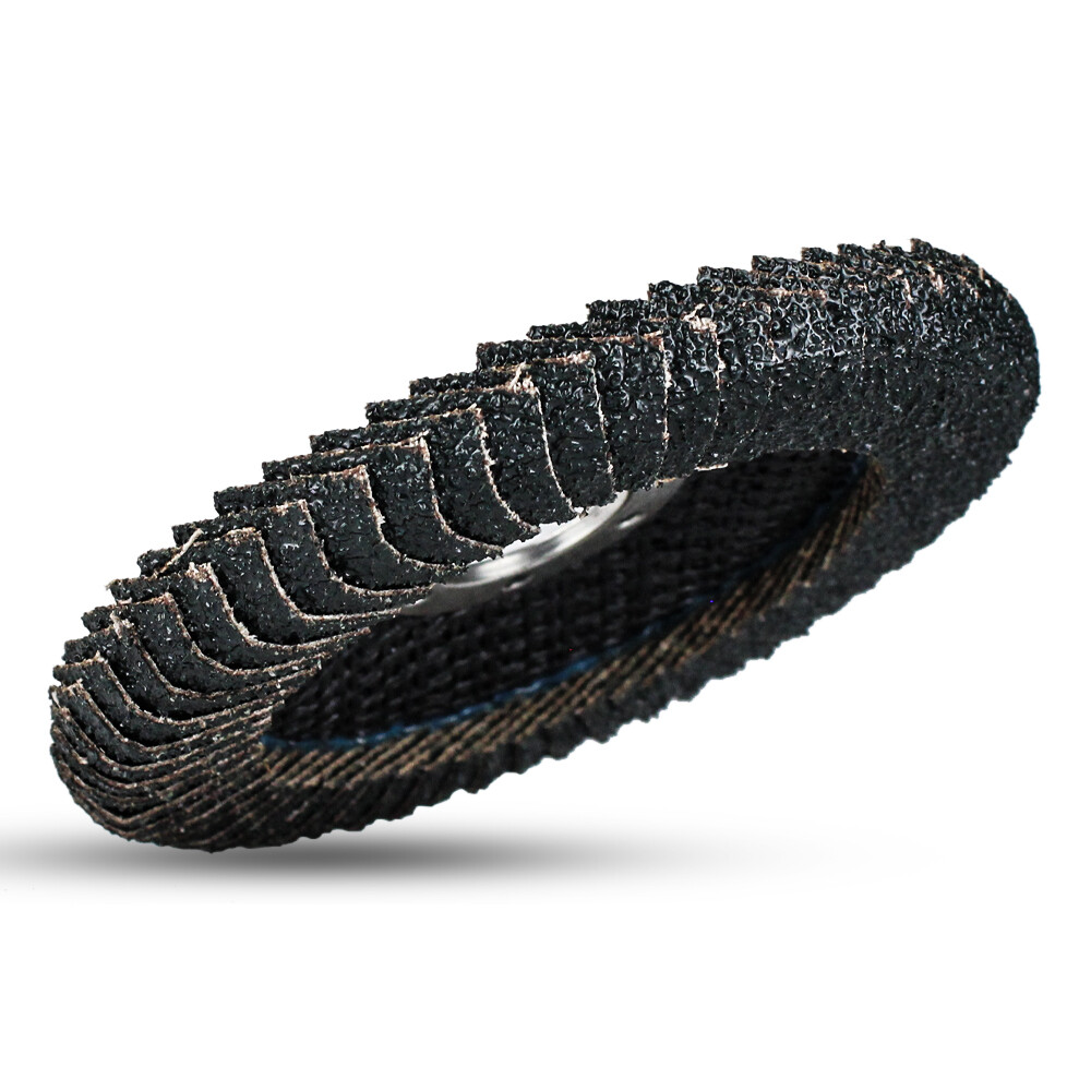 5 Pack – 4.5″ x 7/8″ Zirconia Curved Edge Flap Discs for Fillet Weld and Corners