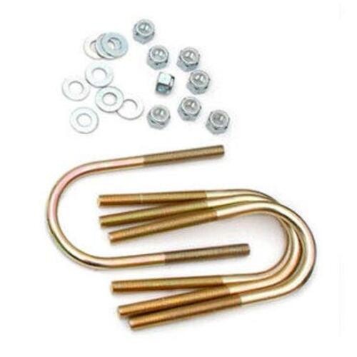 1/2″ Round Suspension U-Bolts – 1/2″ x 2.75″ W x 6.25″ L, Set of 4