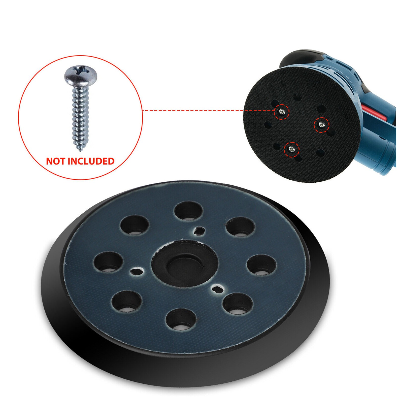 5-inch 8 holes Sander Pad For Makita BO5010/K, BO5021/K, BO5030/K BO5031/K