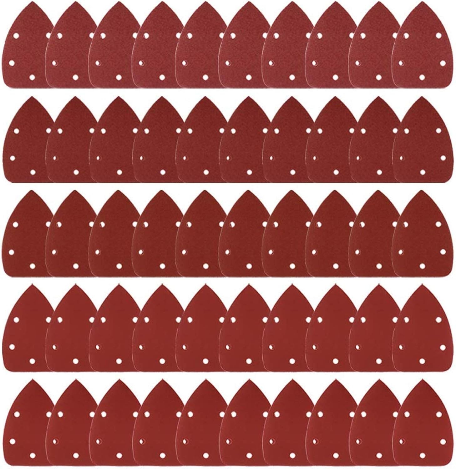 Aluminum Oxide Mouse Detail Sander Sandpaper 50pcs – All Grits Included