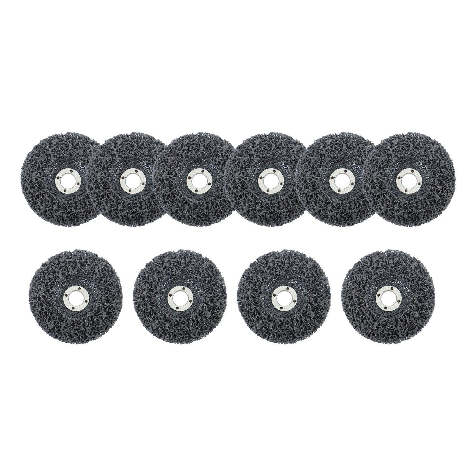 10 Pcs 4 Inch x 5/8 Inch Black Abrasive Wheels Grinding Discs for Angle Grinder