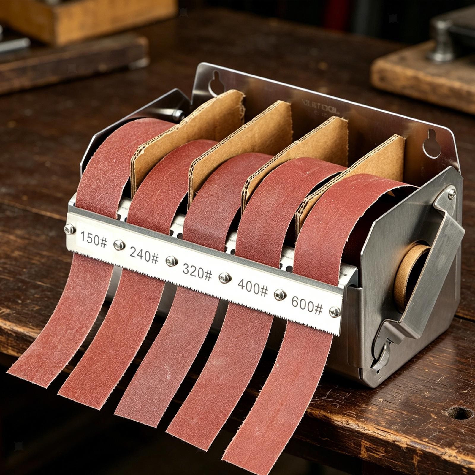 Sandpaper Dispenser Woodturning Furniture Easy to Use Accessories DIY Supply