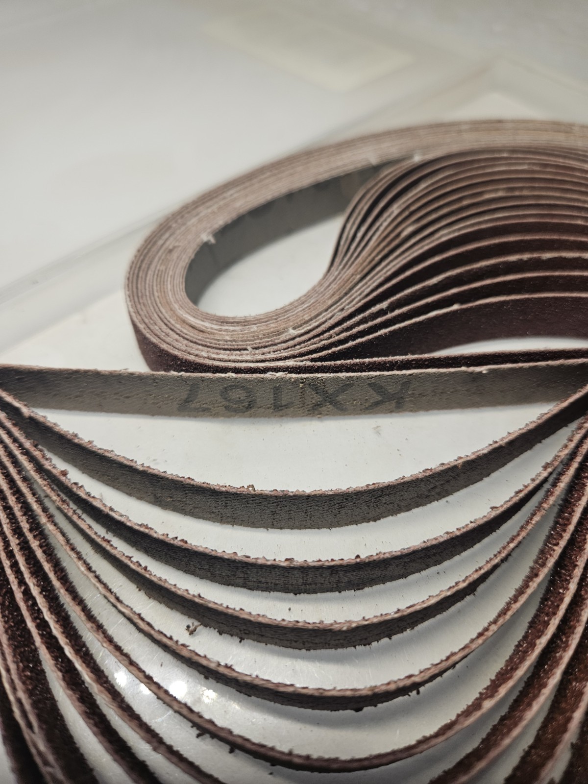 34 Piece 1/2 x 18″ Sanding Belts Air File Belt Sander Sandpaper