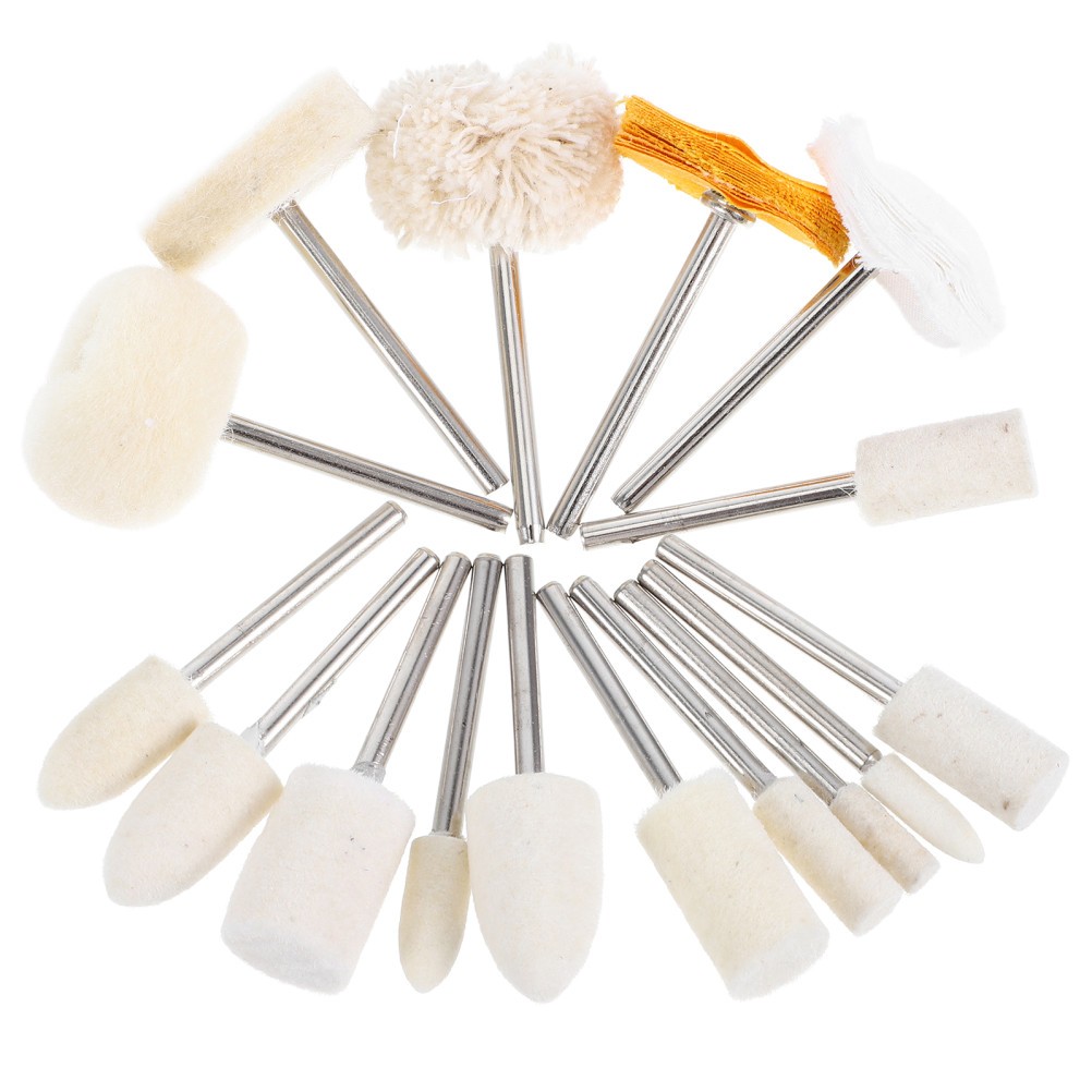 50 Pcs Mini Polishing Buffing Wheel Brush Kit for Jewelry Watch Repair