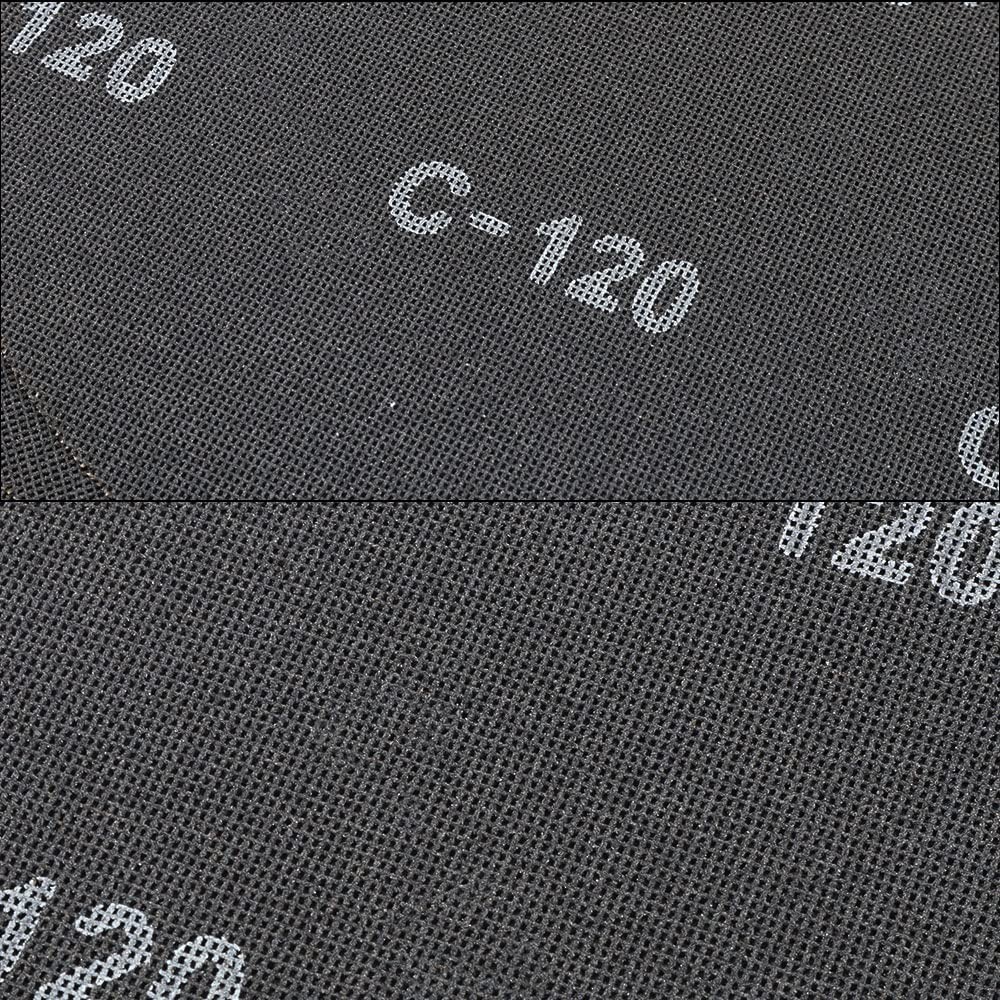 10 PCS 17 Inch Sanding Screen Discs 120 Grit Black Silicon Carbide Wood