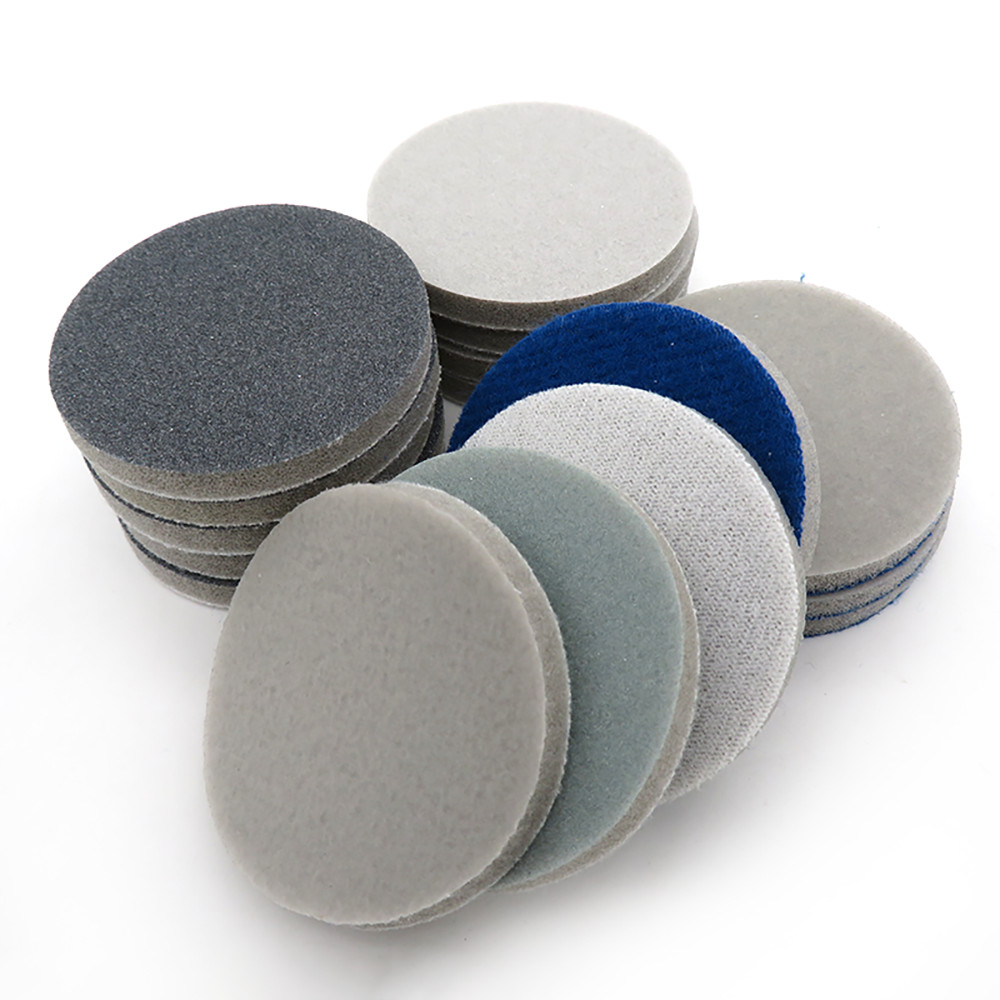 Hook & Loop Sponge Sanding Discs 1-6″ Grit 300-3000 Wet Dry Foam Sandpaper Pads