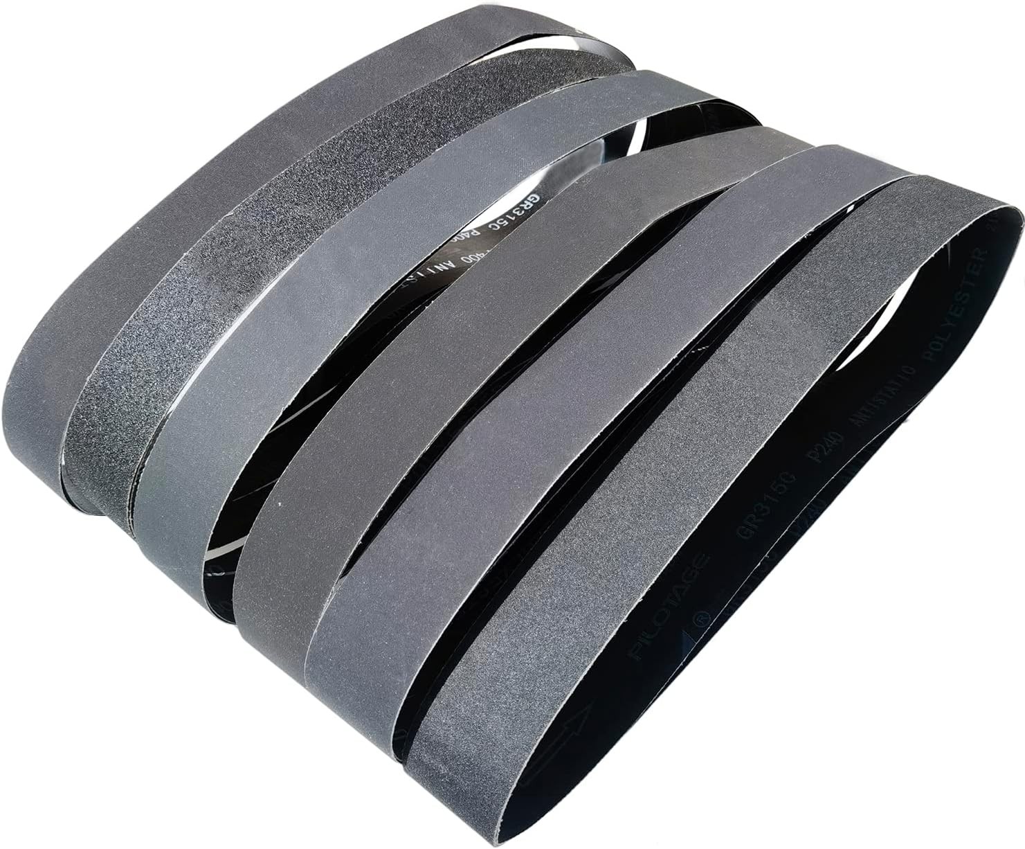 12 Pack 2 x 42 Inch High Performance Silicon Carbide Sanding Belts 2 x 42