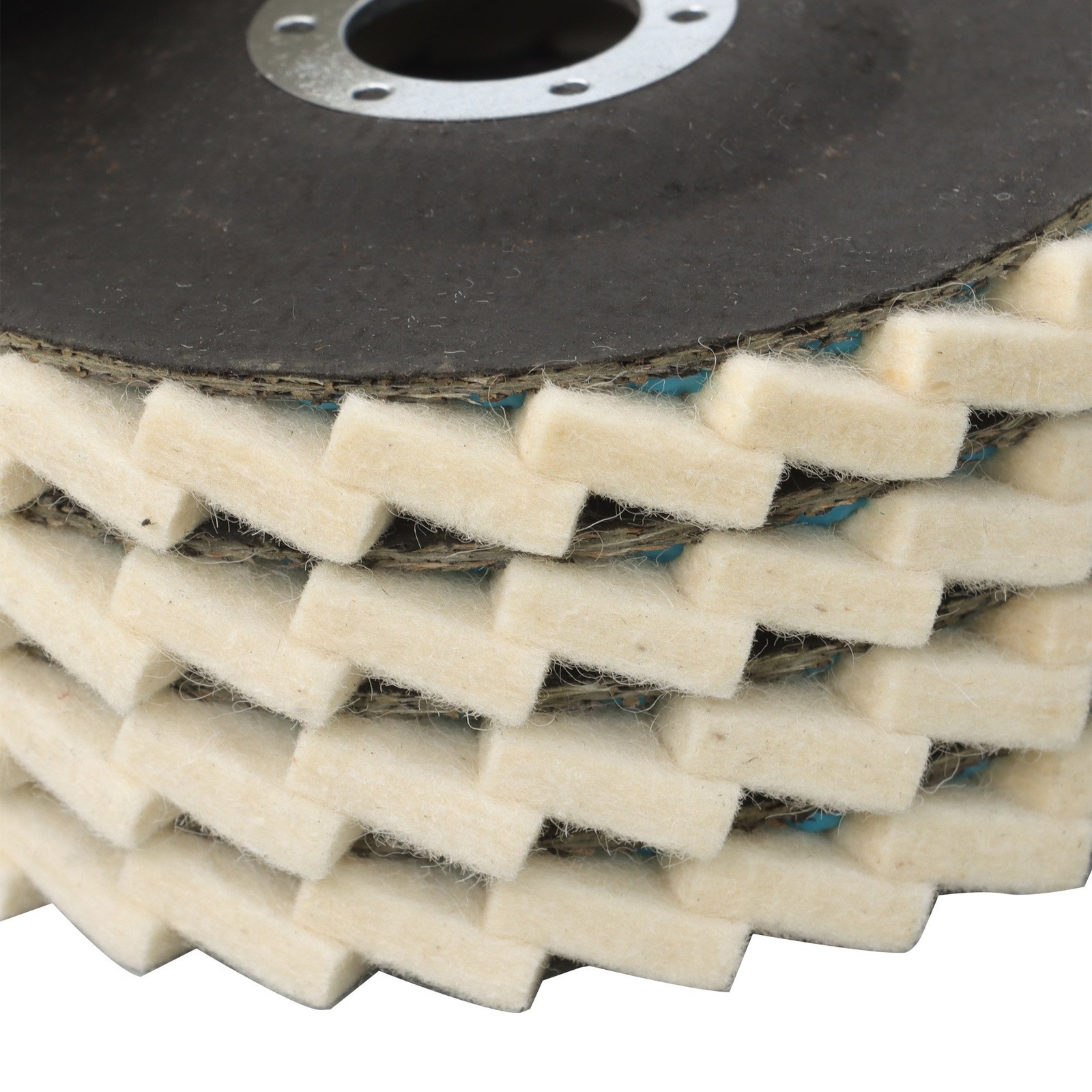 8 Pcs Wool Polishing Wheel Discs 4.5″ x 7/8″ Buffing Wheel & Buffing Compound