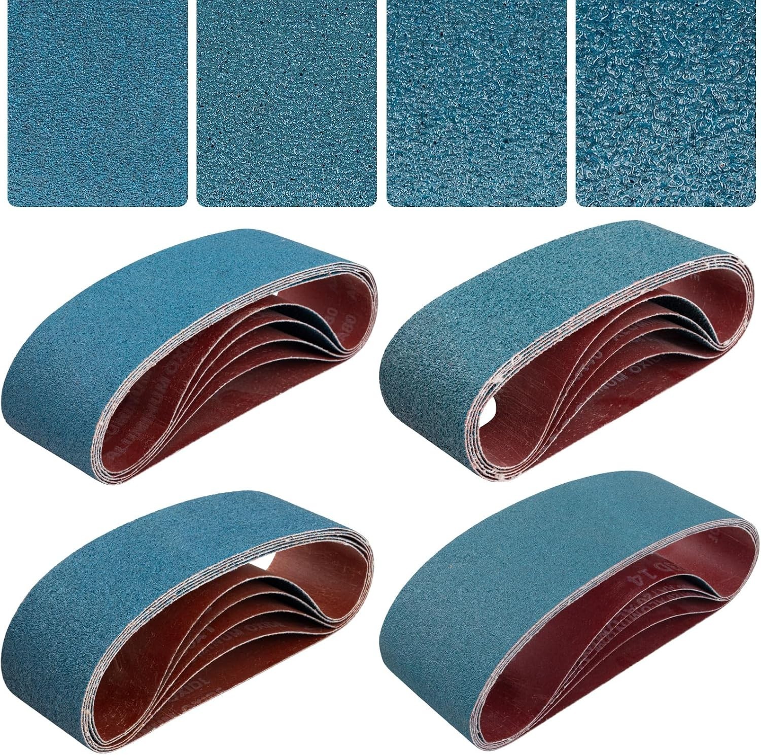 20-Pack 3×21 Inch Sanding Belts – Ideal for Wood, Metal, and Furniture Finishing