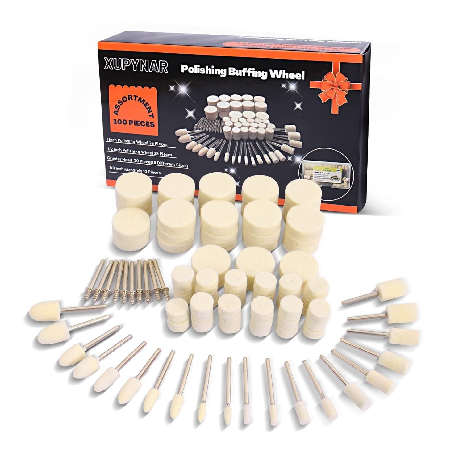 100PCS Polishing Buffing Wheel for Dremel Polishing Kit Polishing Wheel New